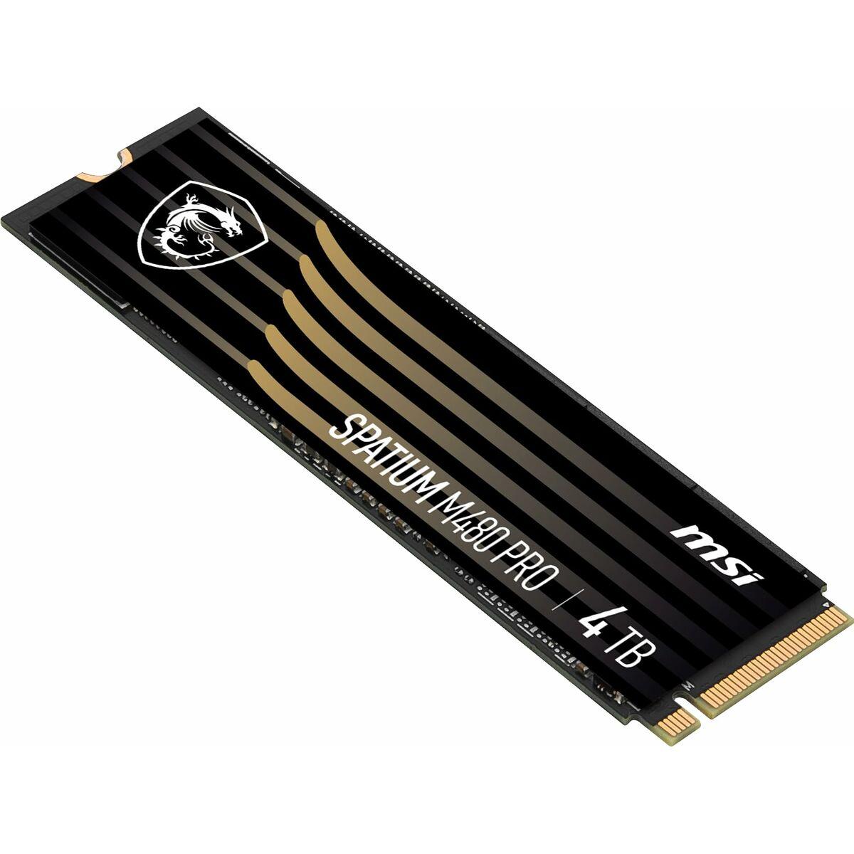 Disco Duro MSI SPATIUM M480 PRO 4 TB SSD