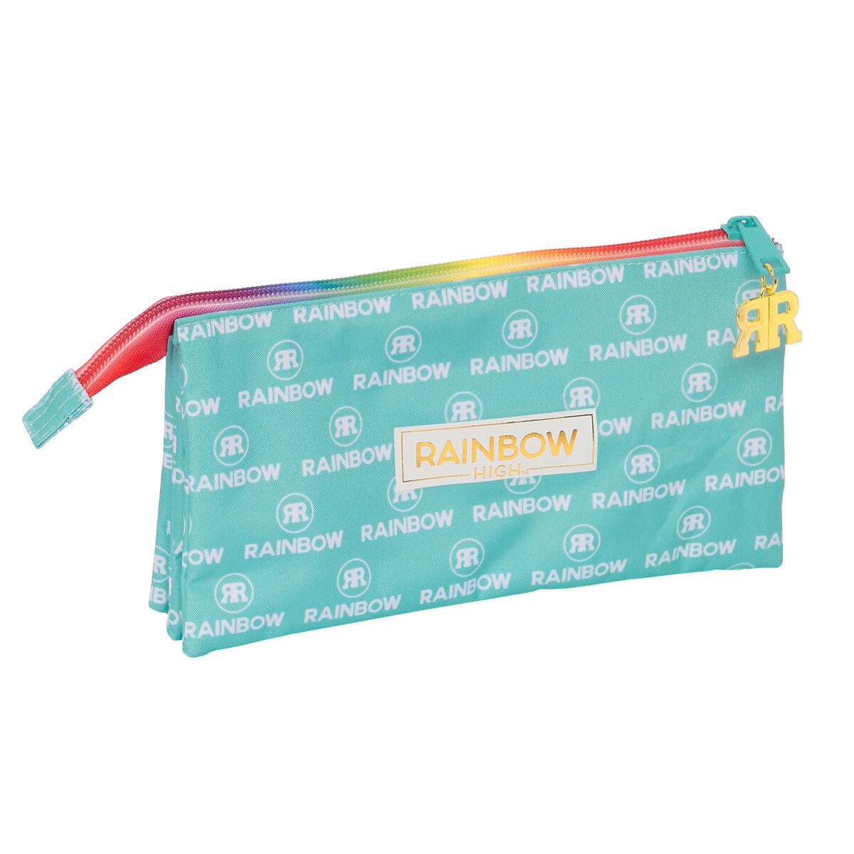 Portatodo Doble Rainbow High Paradise Turquesa 22 x 12 x 3 cm
