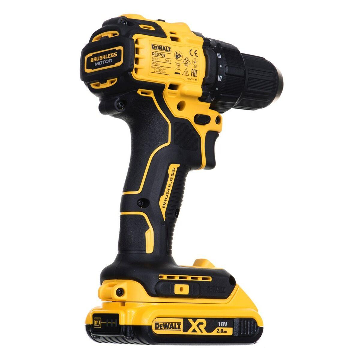 Taladro Percutor Dewalt DCD708D2T-QW 18 V 65 Nm 26 nm