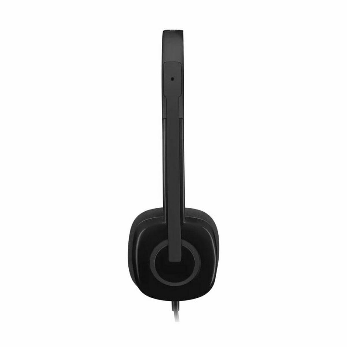 Auriculares con Micrófono Logitech H151 Negro