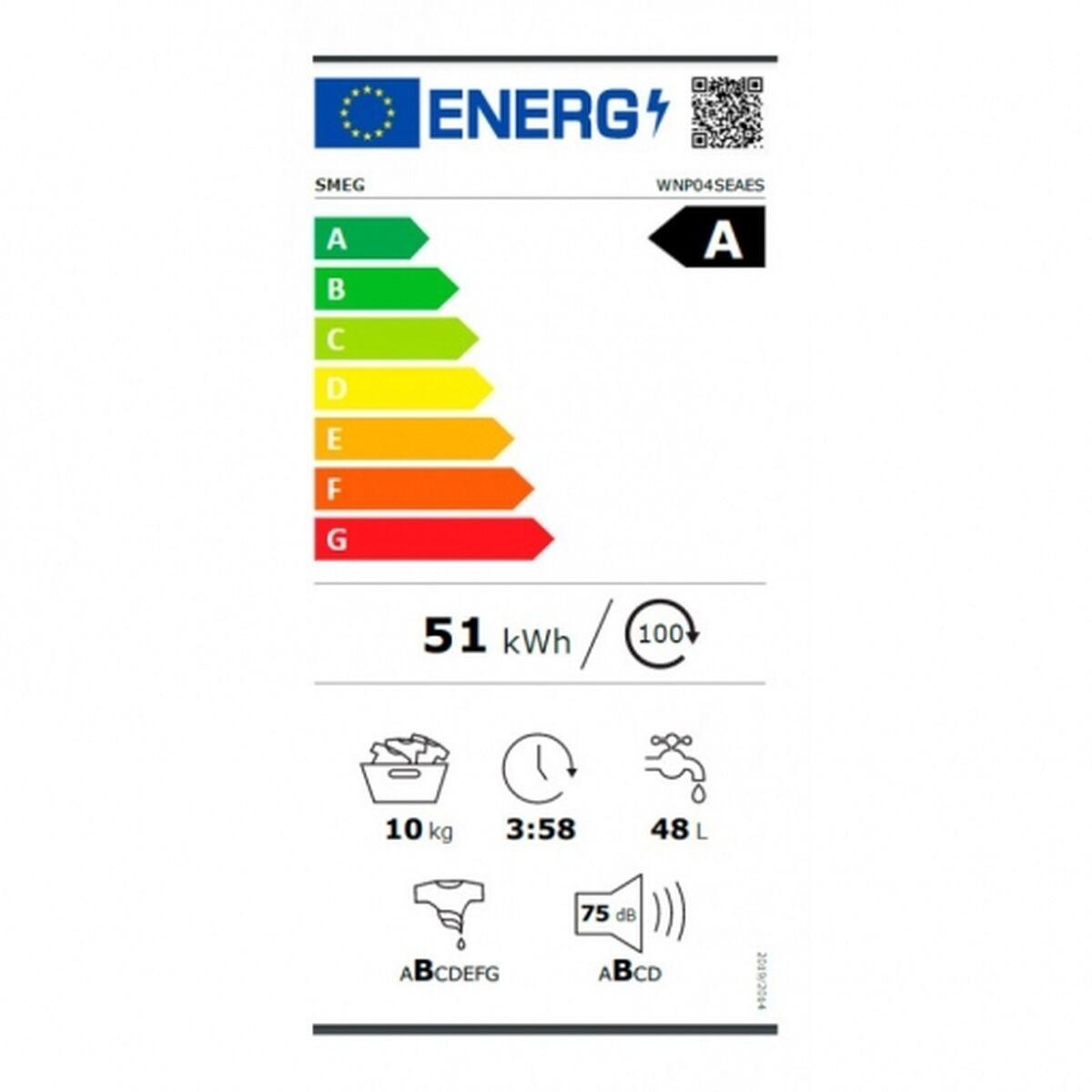 Lavadora Smeg Blanco 10 kg 1400 rpm