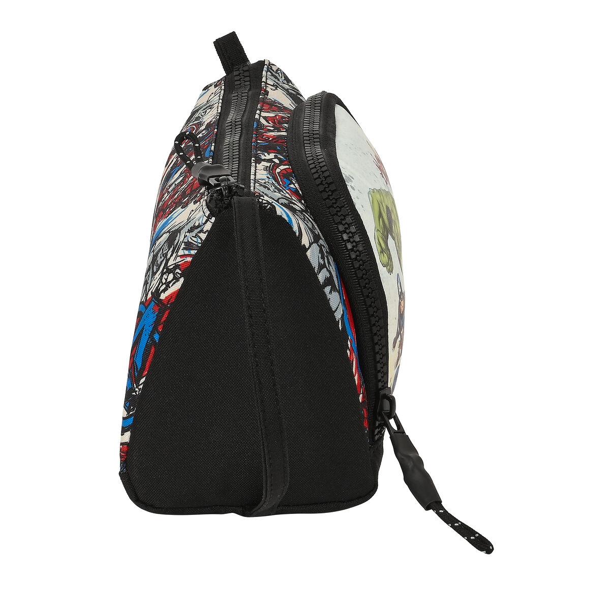 Estuche Escolar con Accesorios The Avengers Forever Multicolor 20 x 11 x 8.5 cm (32 Piezas)