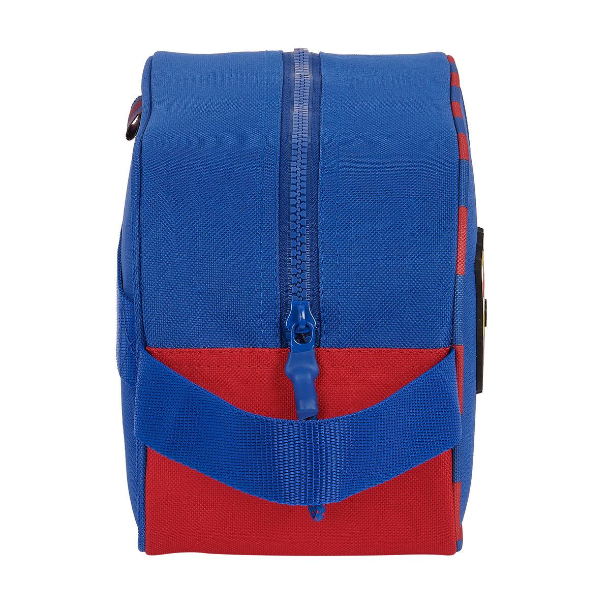 Neceser Escolar F.C. Barcelona Azul Granate Deportivo 26 x 15 x 12 cm