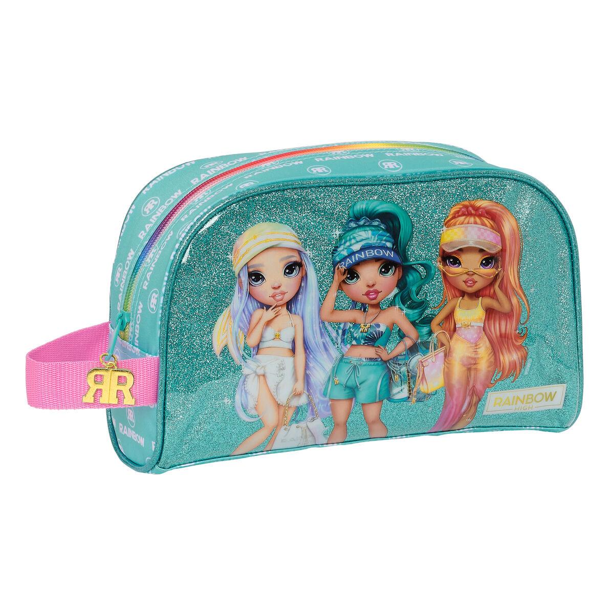 Neceser Escolar Rainbow High Paradise Turquesa 26 x 16 x 9 cm