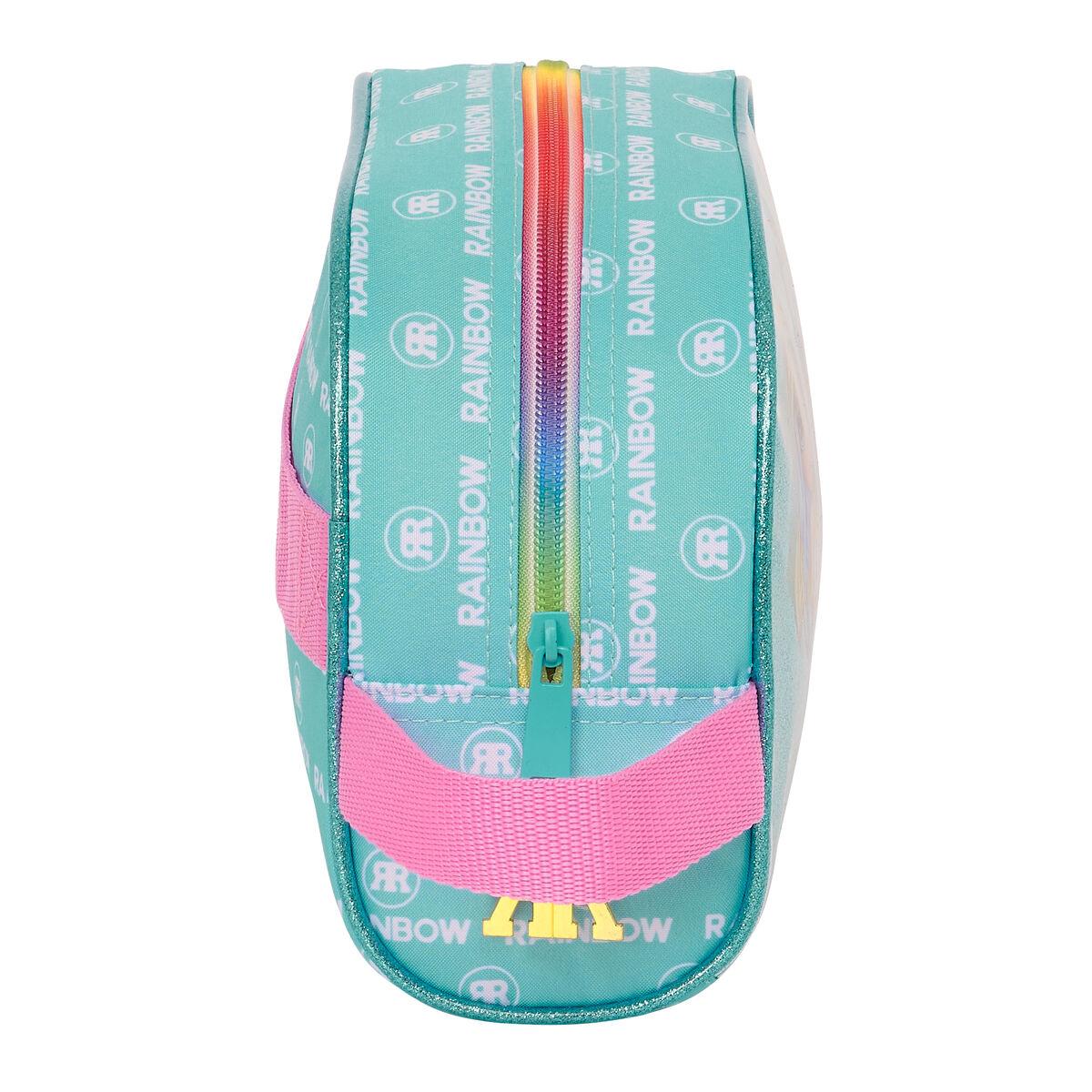 Neceser Escolar Rainbow High Paradise Turquesa 26 x 16 x 9 cm