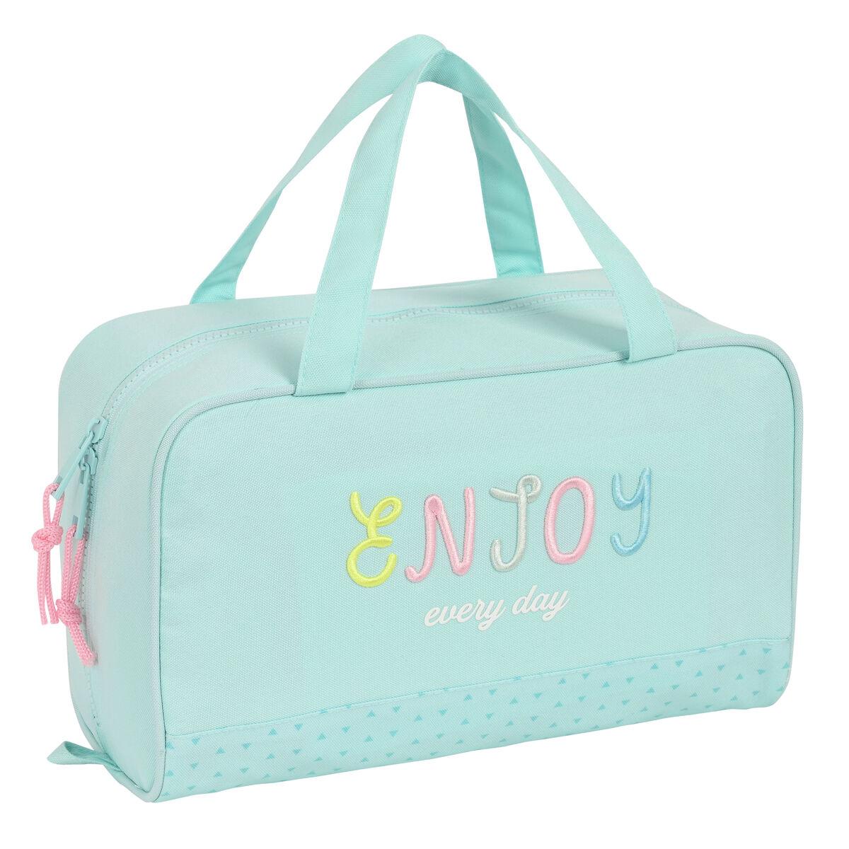 Neceser Escolar BlackFit8 Enjoy Verde 31 x 14 x 19 cm