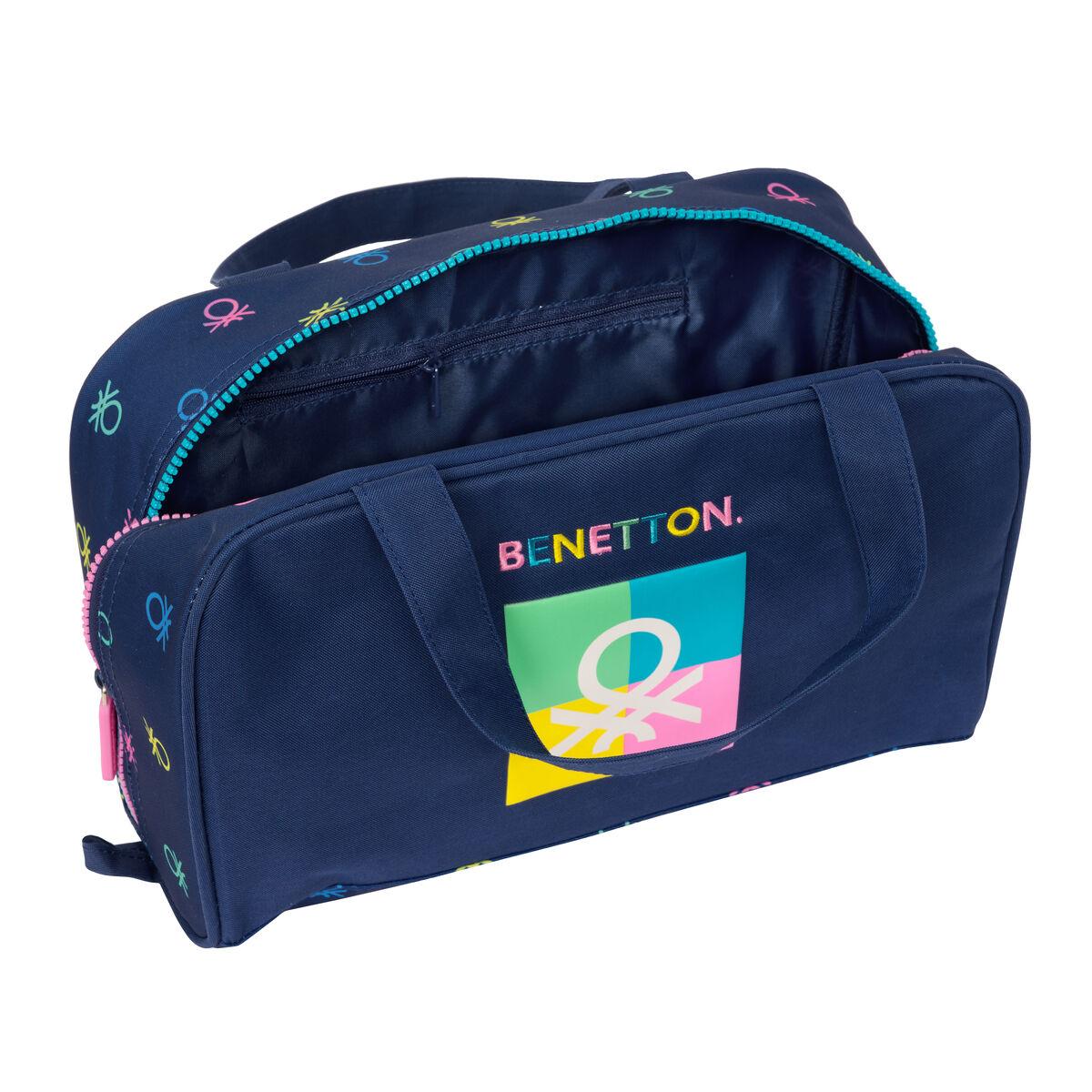 Benetton Neceser Escolar Benetton Cool Azul marino 31 x 14 x 19 cm