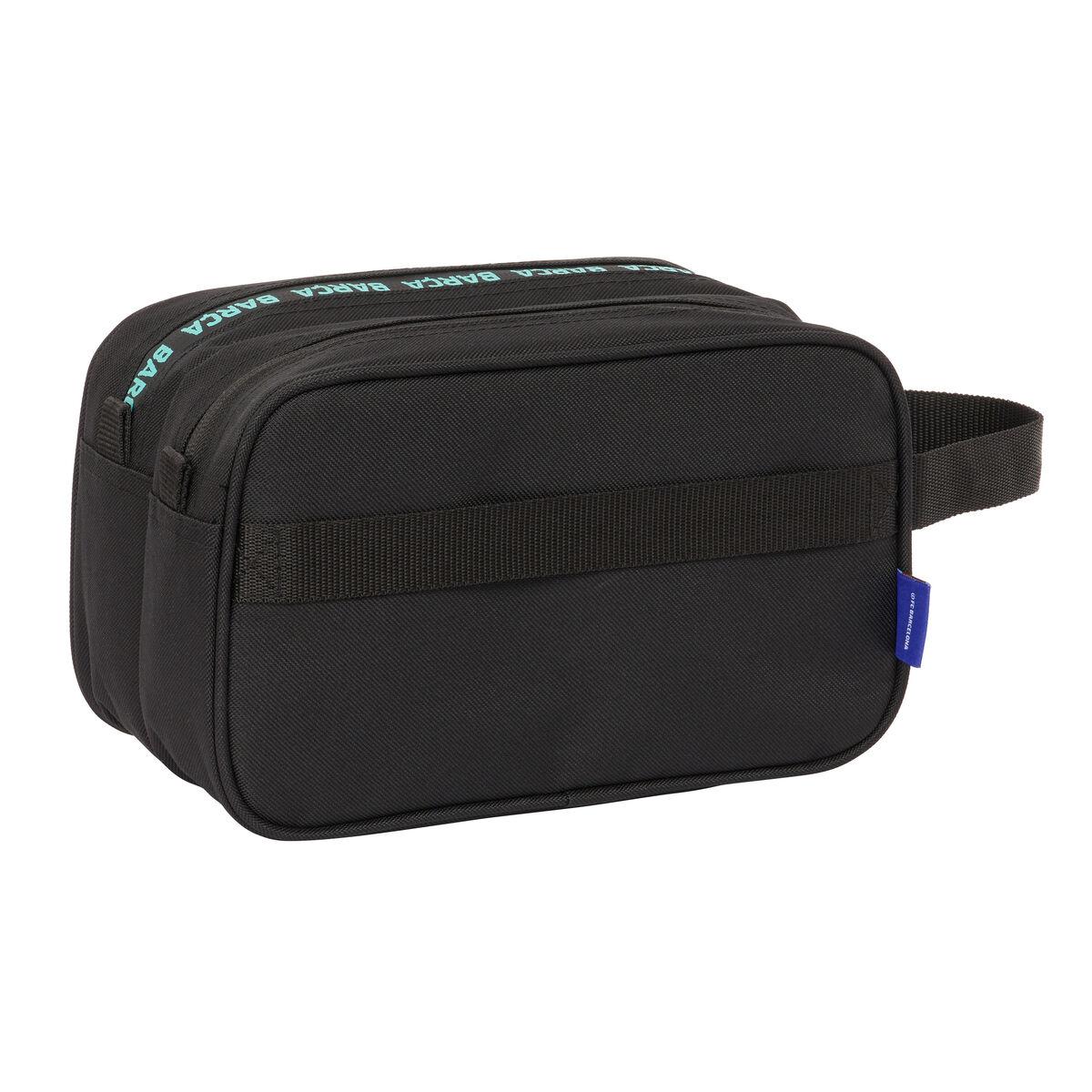 Neceser Escolar F.C. Barcelona Negro Deportivo 26 x 15 x 12.5 cm