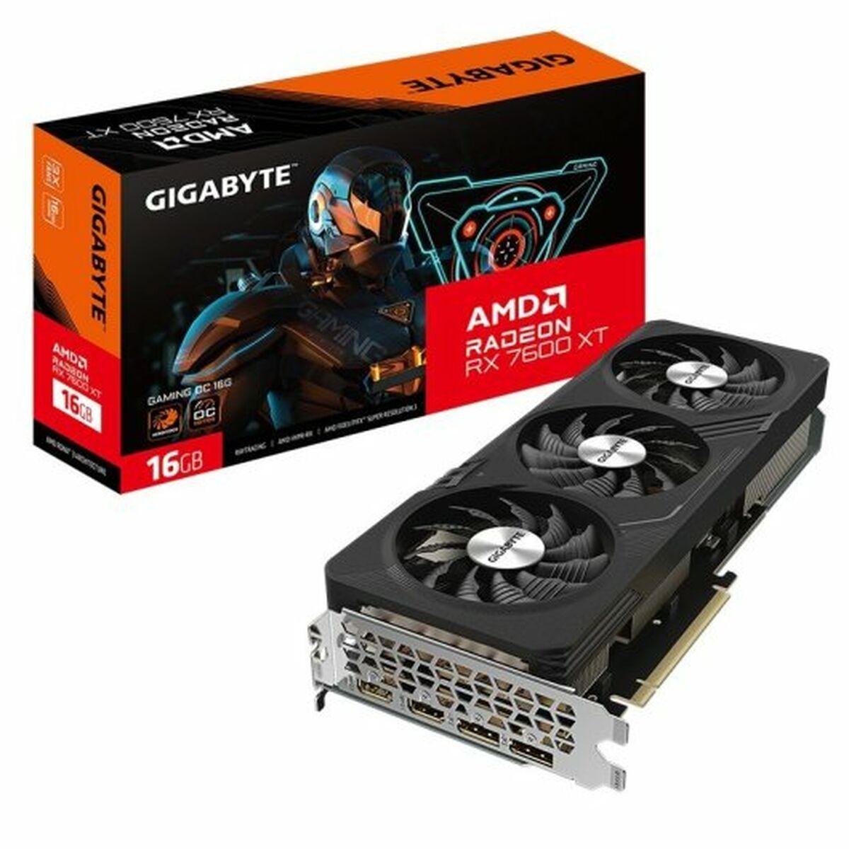 Tarjeta Gráfica Gigabyte GV-R76XTGAMING OC-16GD RADEON RX 7600 XT 16 GB GDDR6
