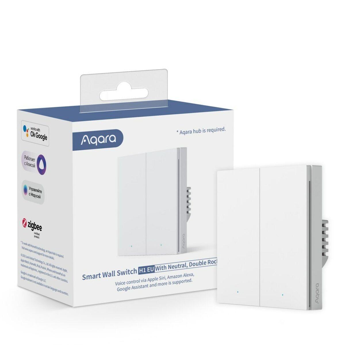 Interruptor de luz Xiaomi WS-EUK04 Azul Blanco Policarbonato Plástico 1 Pieza