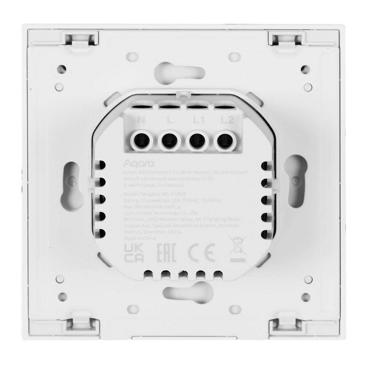 Interruptor de luz Xiaomi WS-EUK04 Azul Blanco Policarbonato Plástico 1 Pieza