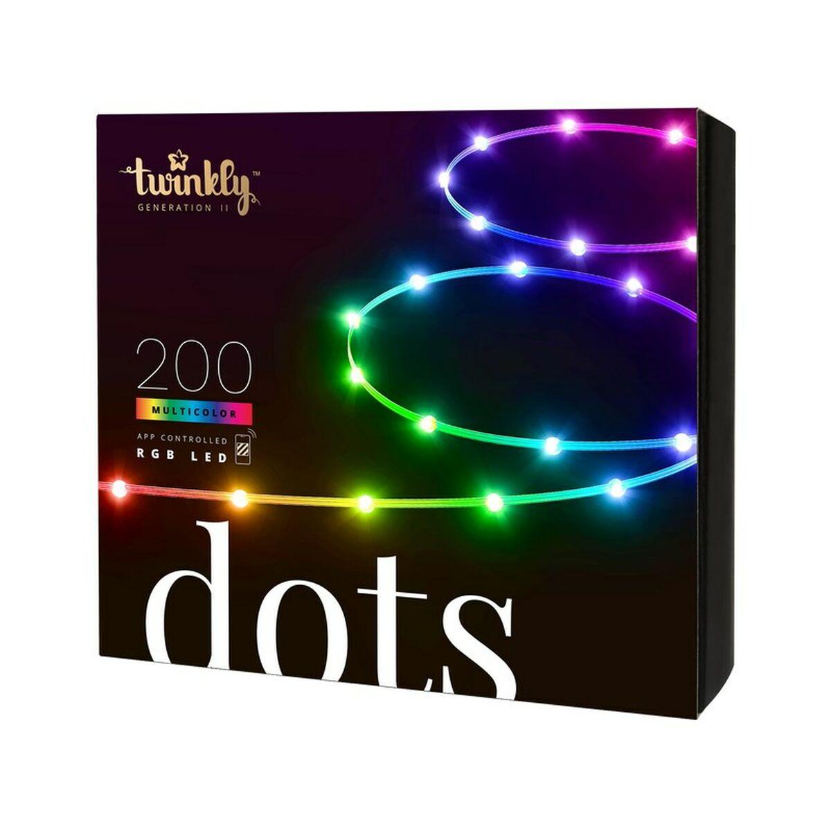 Guirnalda de Luces LED Twinkly TWD200STP-TEU Negro Multicolor G