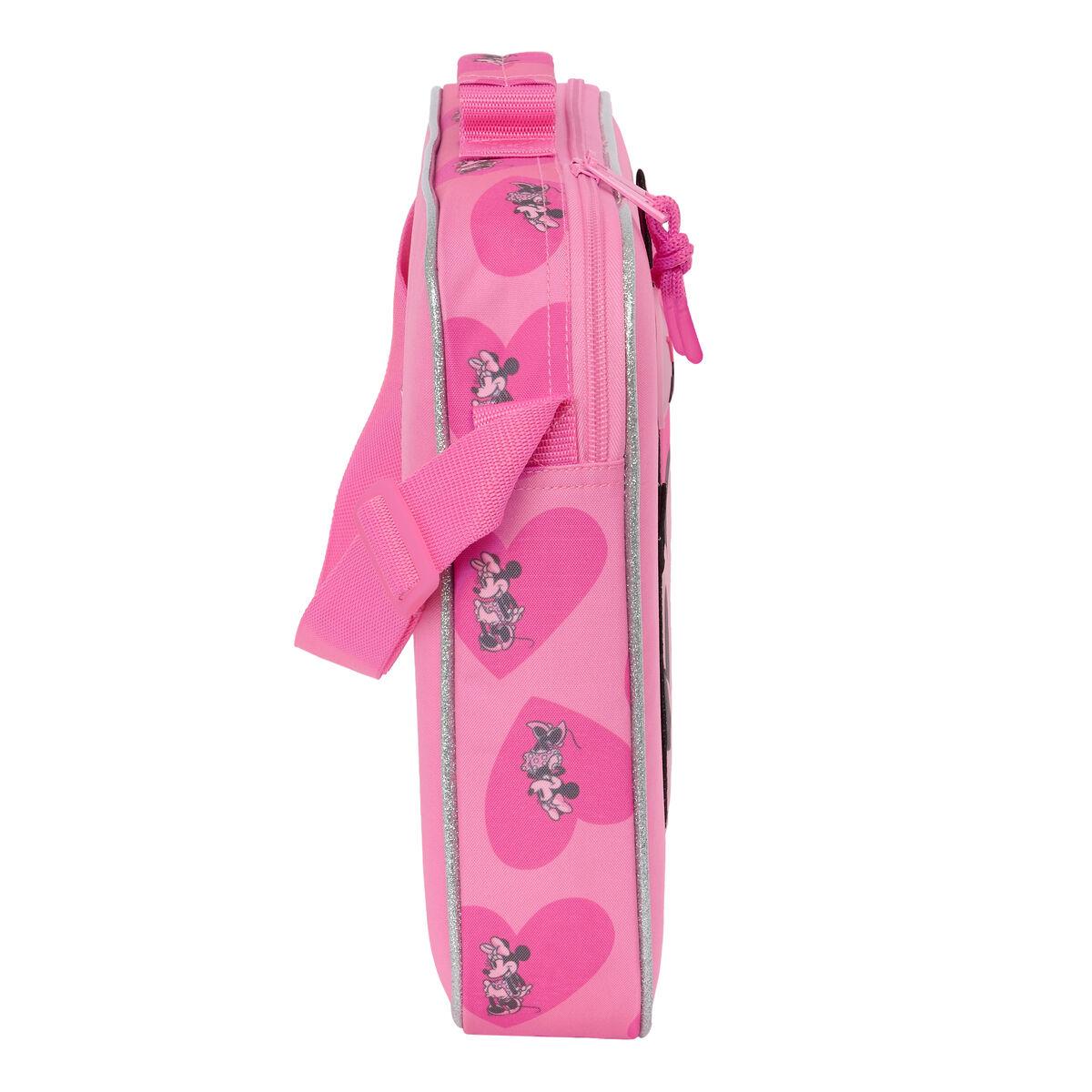 Cartera Escolar Minnie Mouse Loving Rosa
