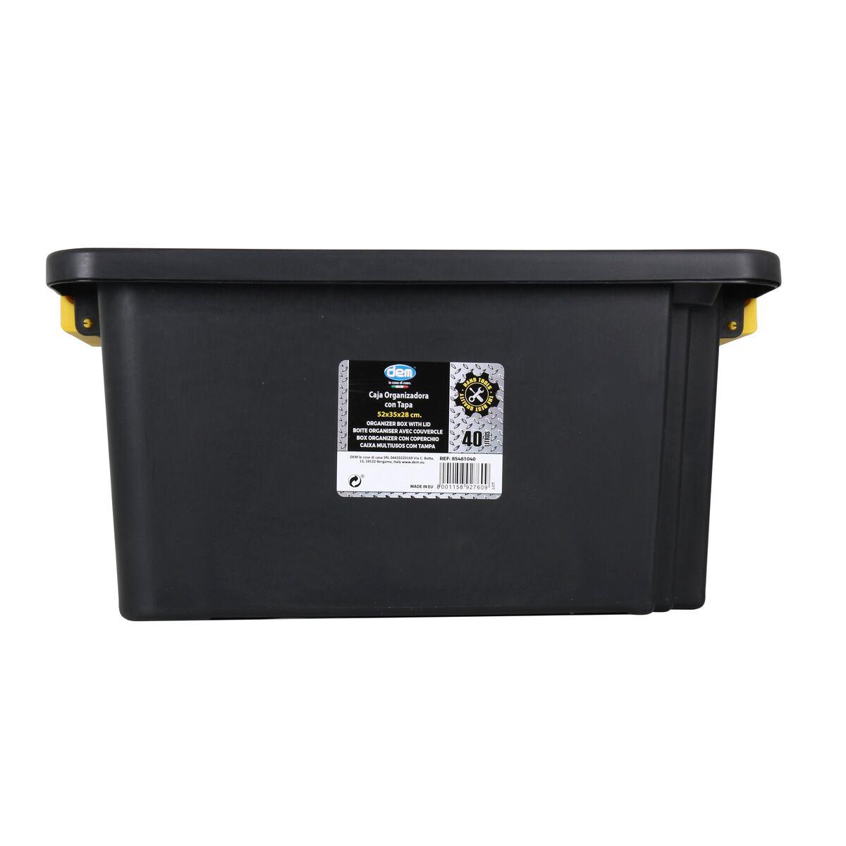 Caja Organizadora Apilable Dem Brico 40 L 52 x 35 x 26 cm Con Tapa (6 Unidades)