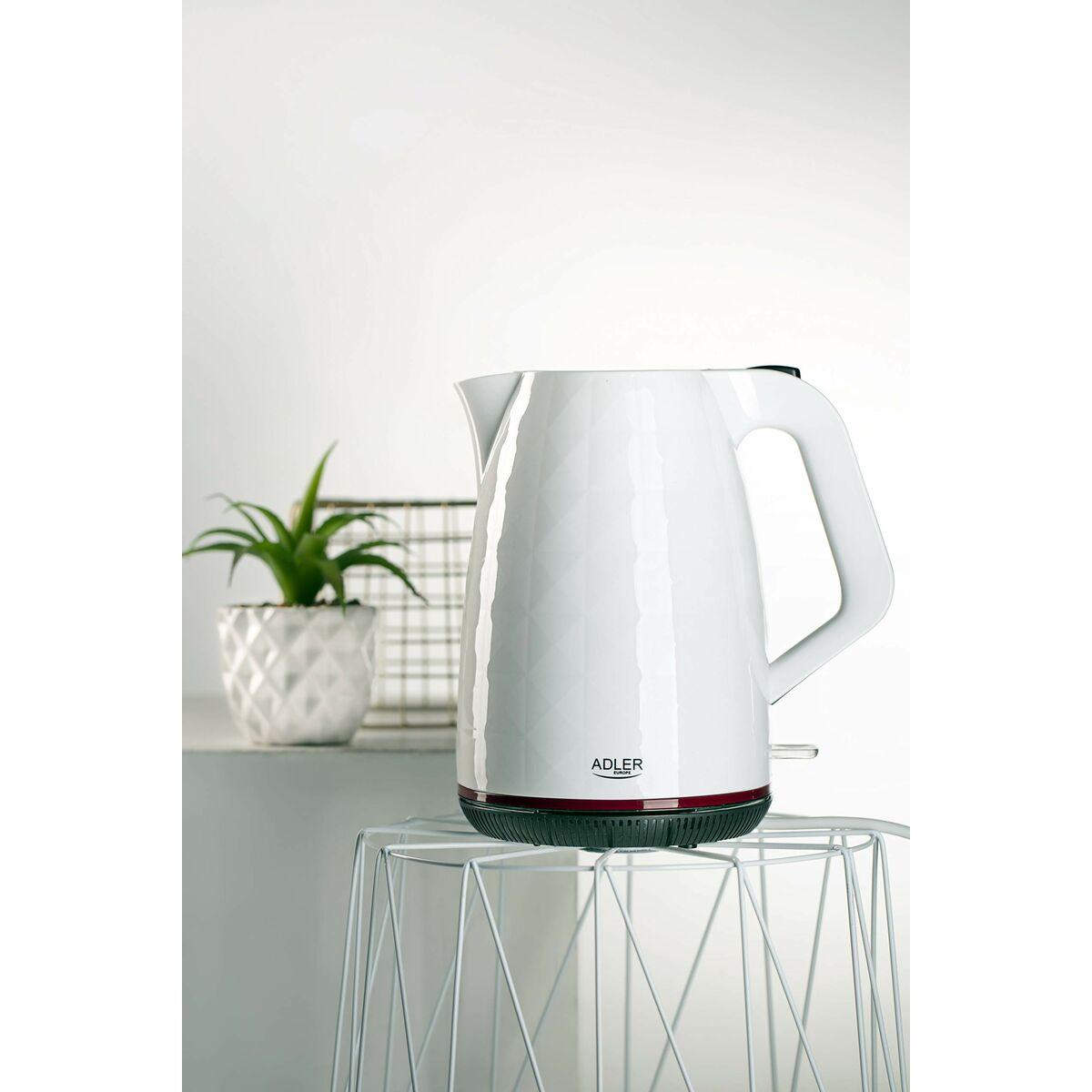 Hervidor Adler AD 1277 w Blanco Plástico 2200 W 1,7 L