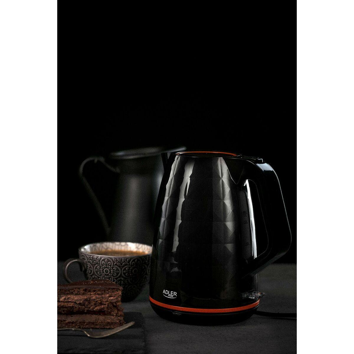 Hervidor Adler AD 1277 b Negro Plástico 2200 W 1,7 L