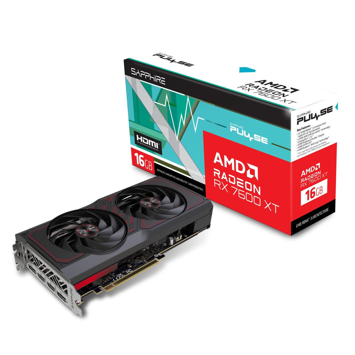 Tarjeta Gráfica Sapphire 11339-04-20G RADEON RX 7600 XT 16 GB GDDR6