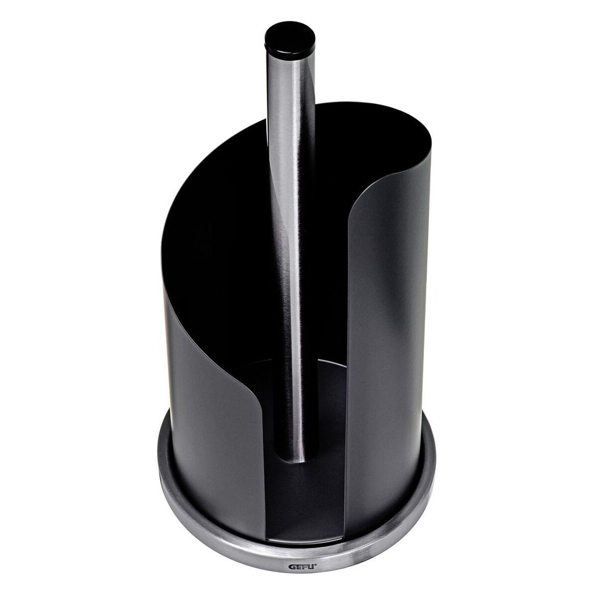 Portarrollos de Papel Higiénico Gefu G-15703 Negro Acero Inoxidable