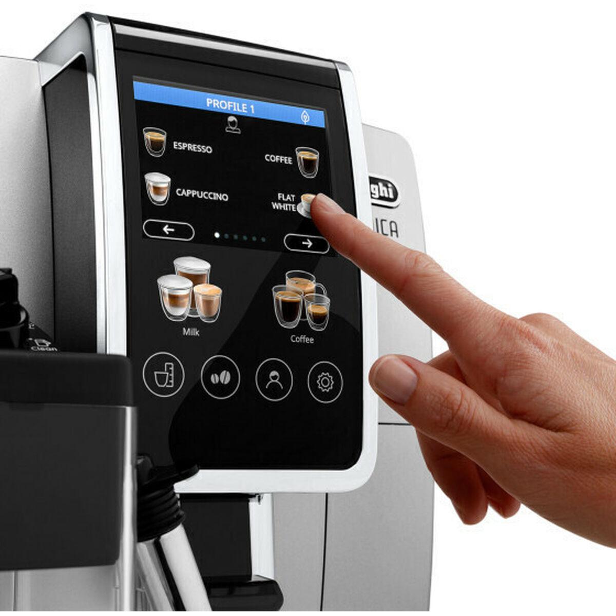 Cafetera Superautomática DeLonghi ECAM 380.85.SB Negro Plateado 1450 W 15 bar 2 Tazas 300 g 1,8 L