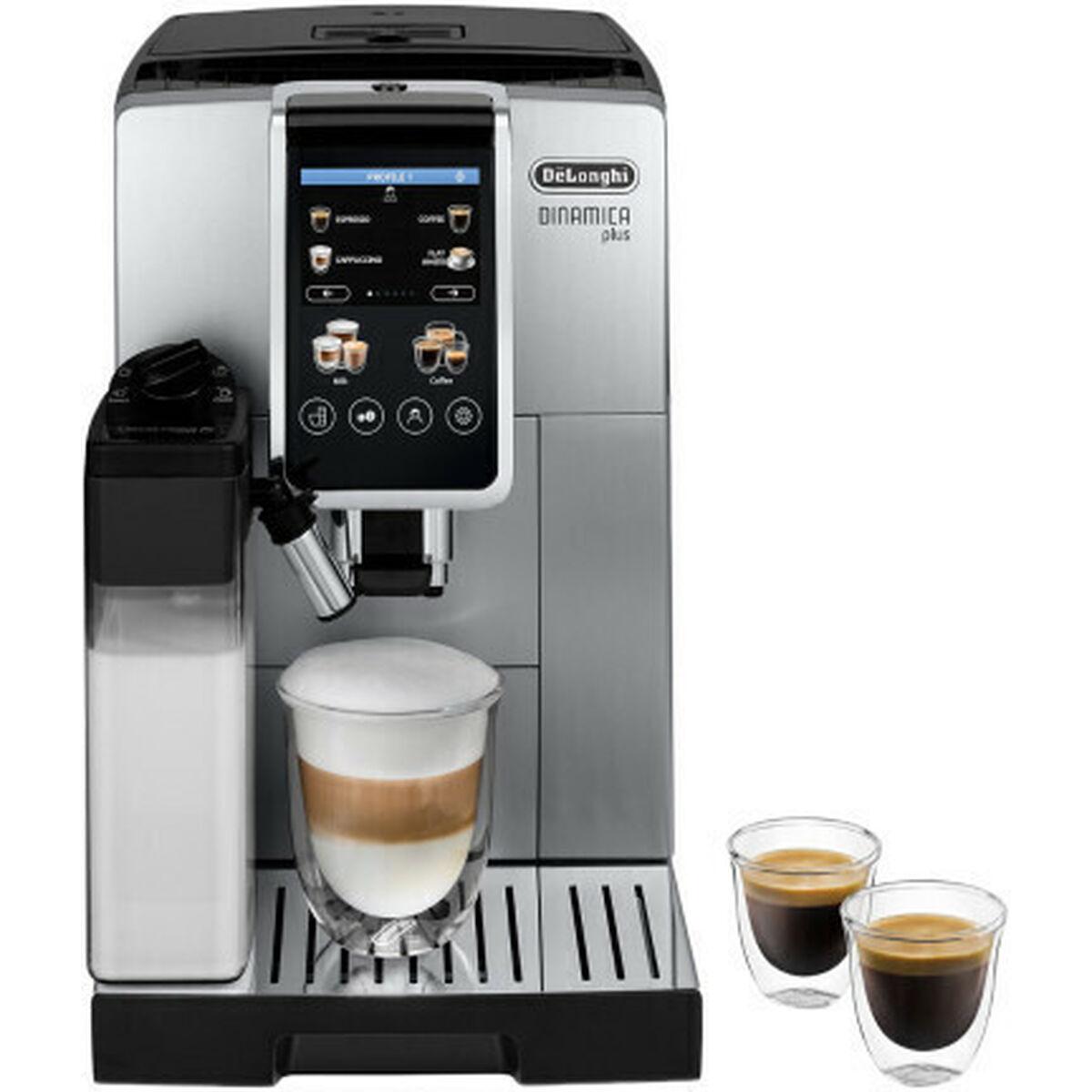 Cafetera Superautomática DeLonghi ECAM 380.85.SB Negro Plateado 1450 W 15 bar 2 Tazas 300 g 1,8 L