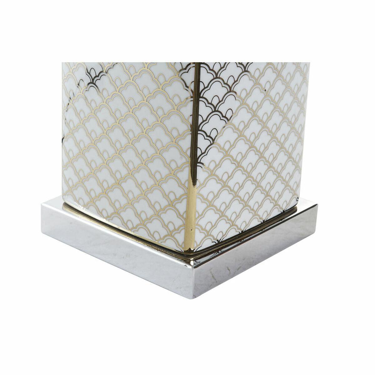 Lámpara de mesa DKD Home Decor Blanco Metal 60 W (Reacondicionado A)