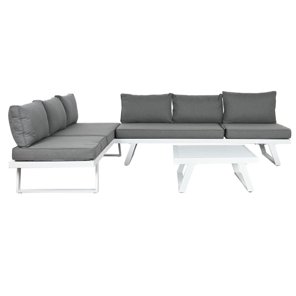 Muebles de Jardín Home ESPRIT Gris 130 x 68 x 65 cm 190 x 70 x 65 cm 198 x 68 x 65 cm