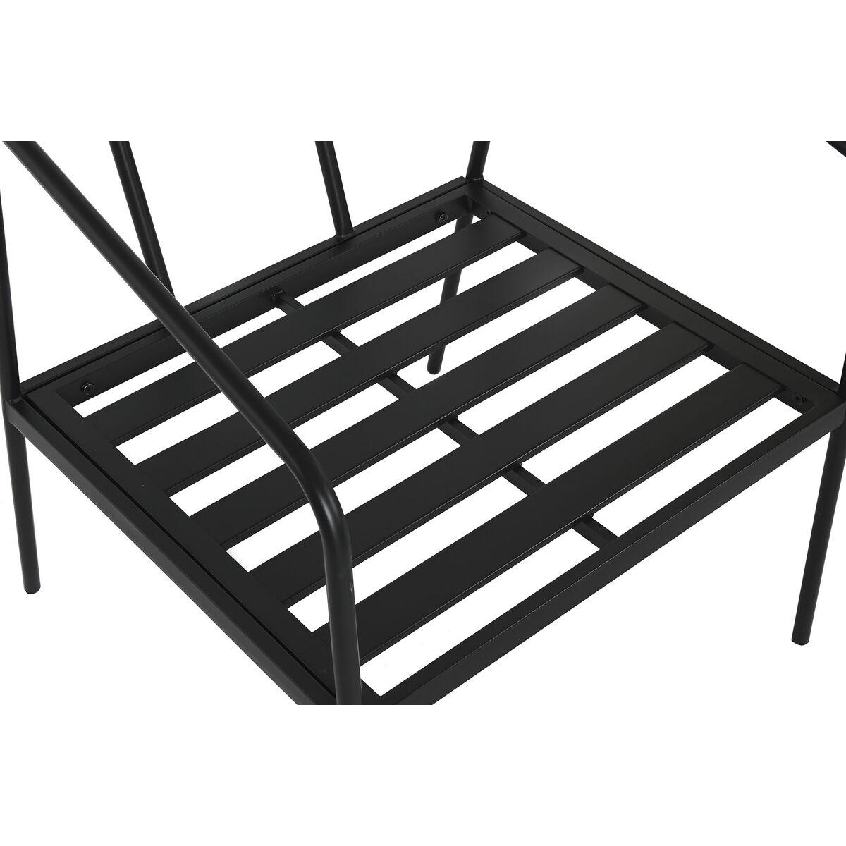 Conjunto de Mesa, Banco y 2 Sillas Home ESPRIT Acero 121 x 70 x 75 cm