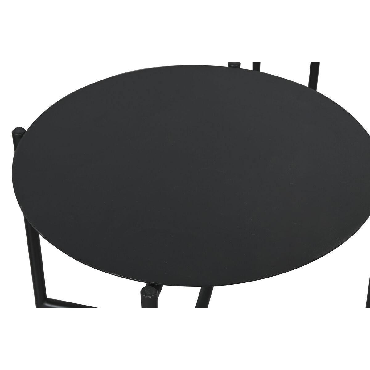 Muebles de Jardín Home ESPRIT Negro 121 x 70 x 75 cm 121 x 70 x 84 cm (5 Piezas)