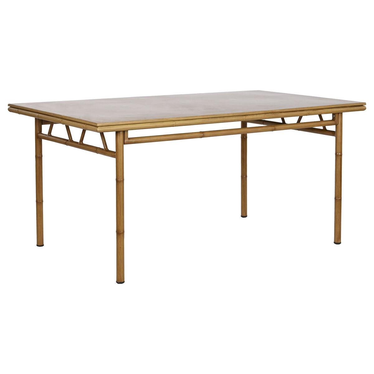 Conjunto de Mesa con 4 Sillas Home ESPRIT Aluminio 160 x 90 x 75 cm (5 Piezas)