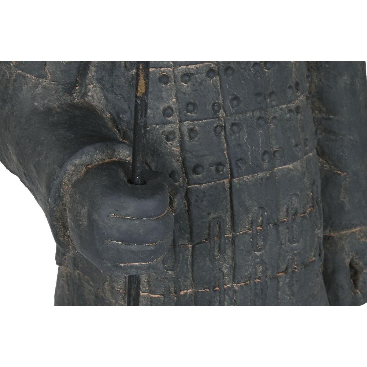 Figura Decorativa Home ESPRIT Gris Oriental Guerrero 37 x 36 x 120 cm