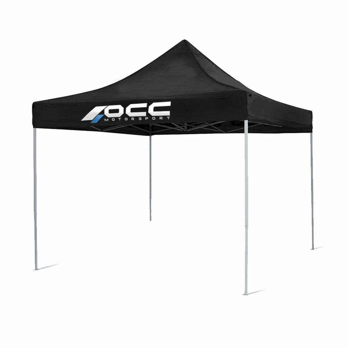 Carpa OCC Motorsport Racing Negro Poliéster 420D Oxford 3 x 3 m