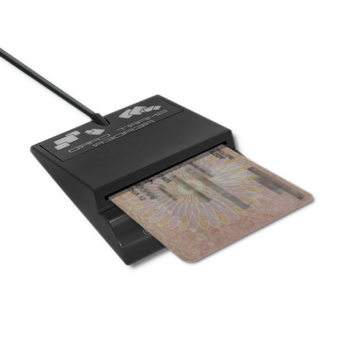 Lector de Tarjetas Qoltec 50636 Negro