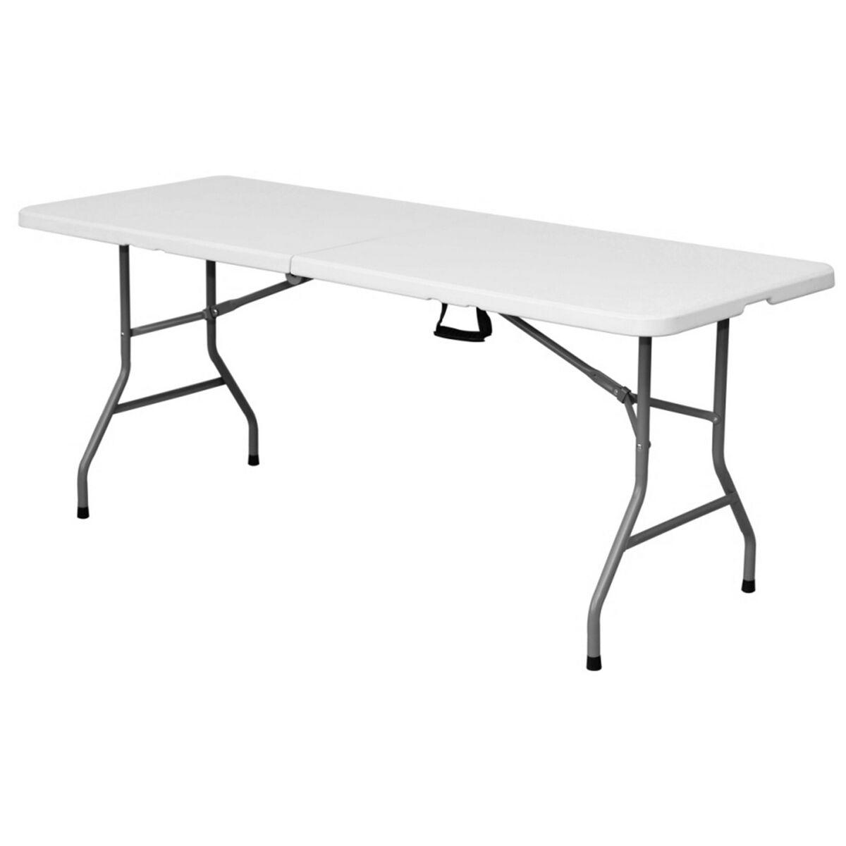 Mesa Plegable Blanco HDPE 244 x 75 x 74 cm