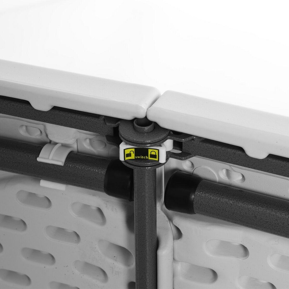 Mesa Plegable Blanco HDPE 244 x 75 x 74 cm