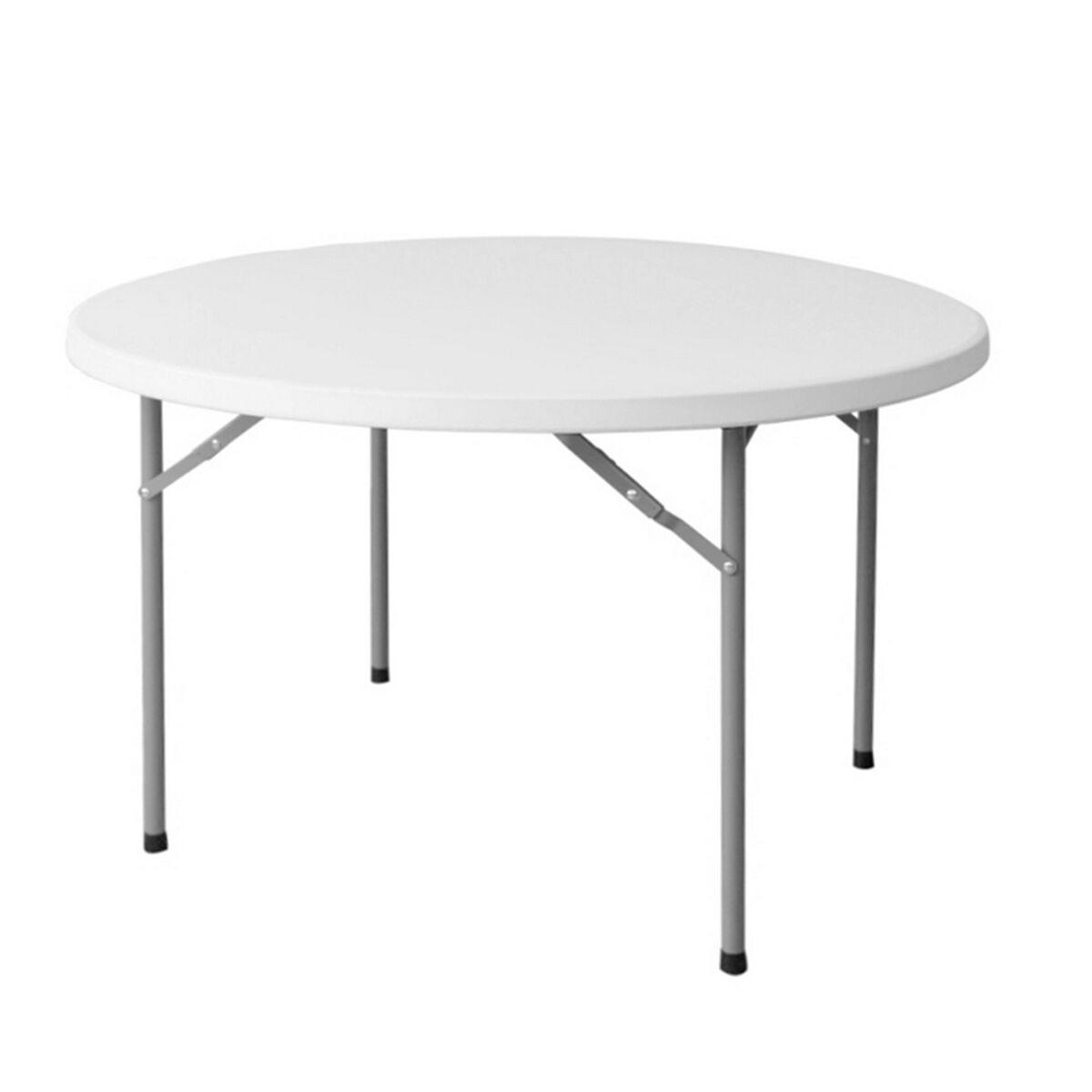 Mesa Plegable Catering Blanco 120 x 120 x 74 cm