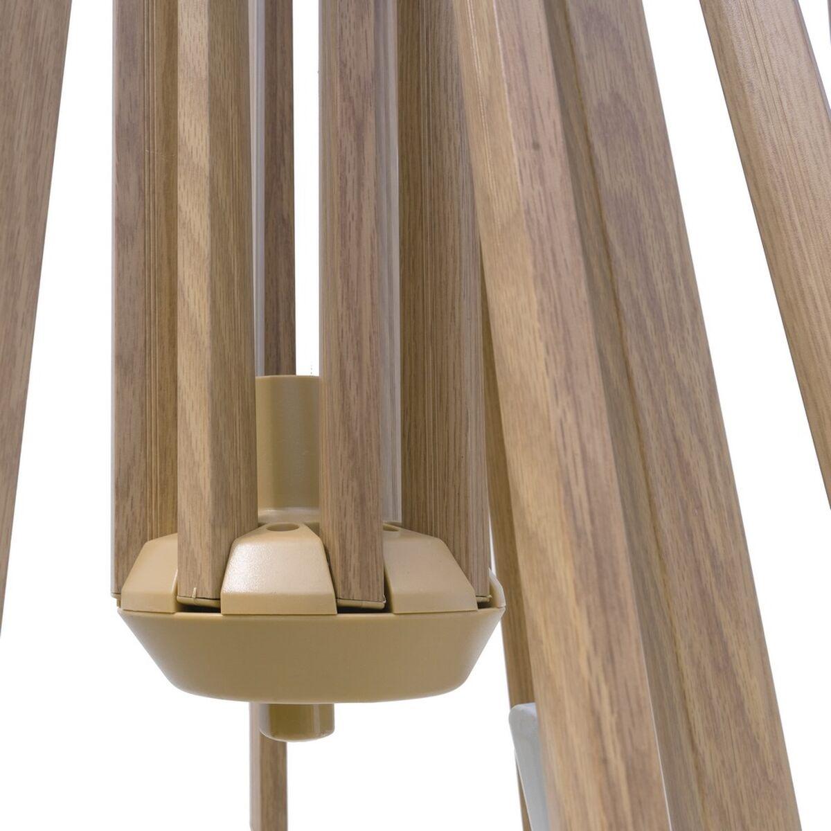 Sombrilla Tiber Blanco Aluminio madera de teca 300 x 400 x 250 cm
