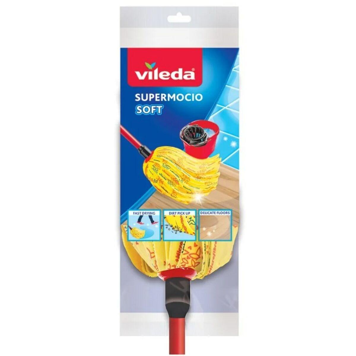 Recambio Vileda SuperMocio Soft Fregona Amarillo (1 unidad)