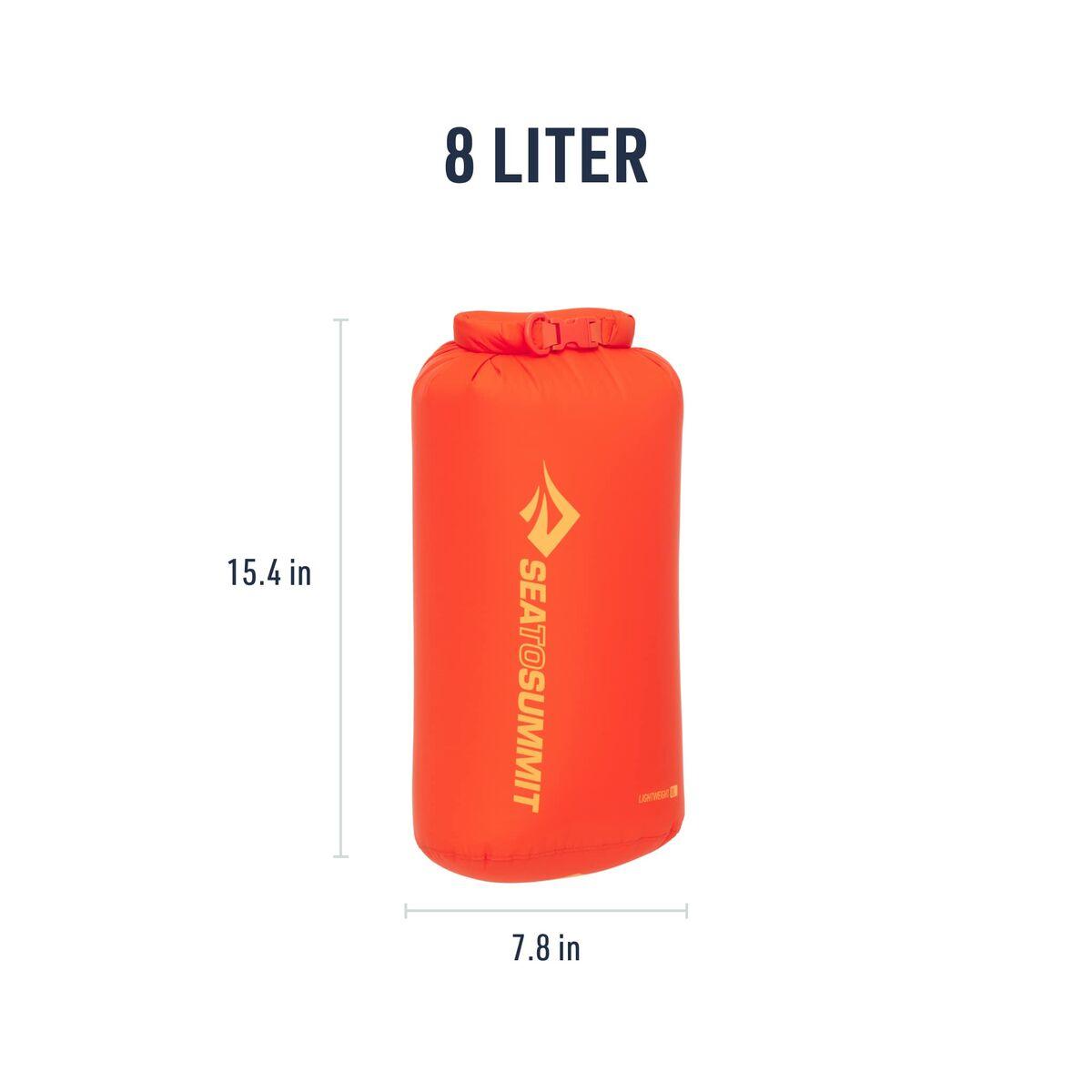Bolsa Estanca Impermeable Deportiva Sea to Summit Lightweight Naranja 8 L