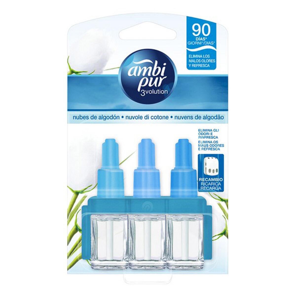 Recambio de Ambientador Eléctrico Ambi Pur 3Volution Nubes de Algodón 20 ml