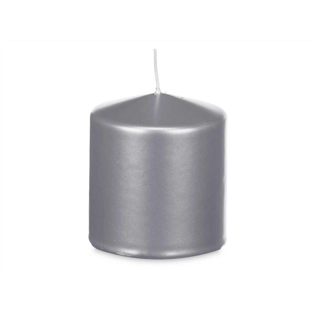 Vela Acorde 92543 Plateado 9 x 10 x 9 cm (12 Unidades)