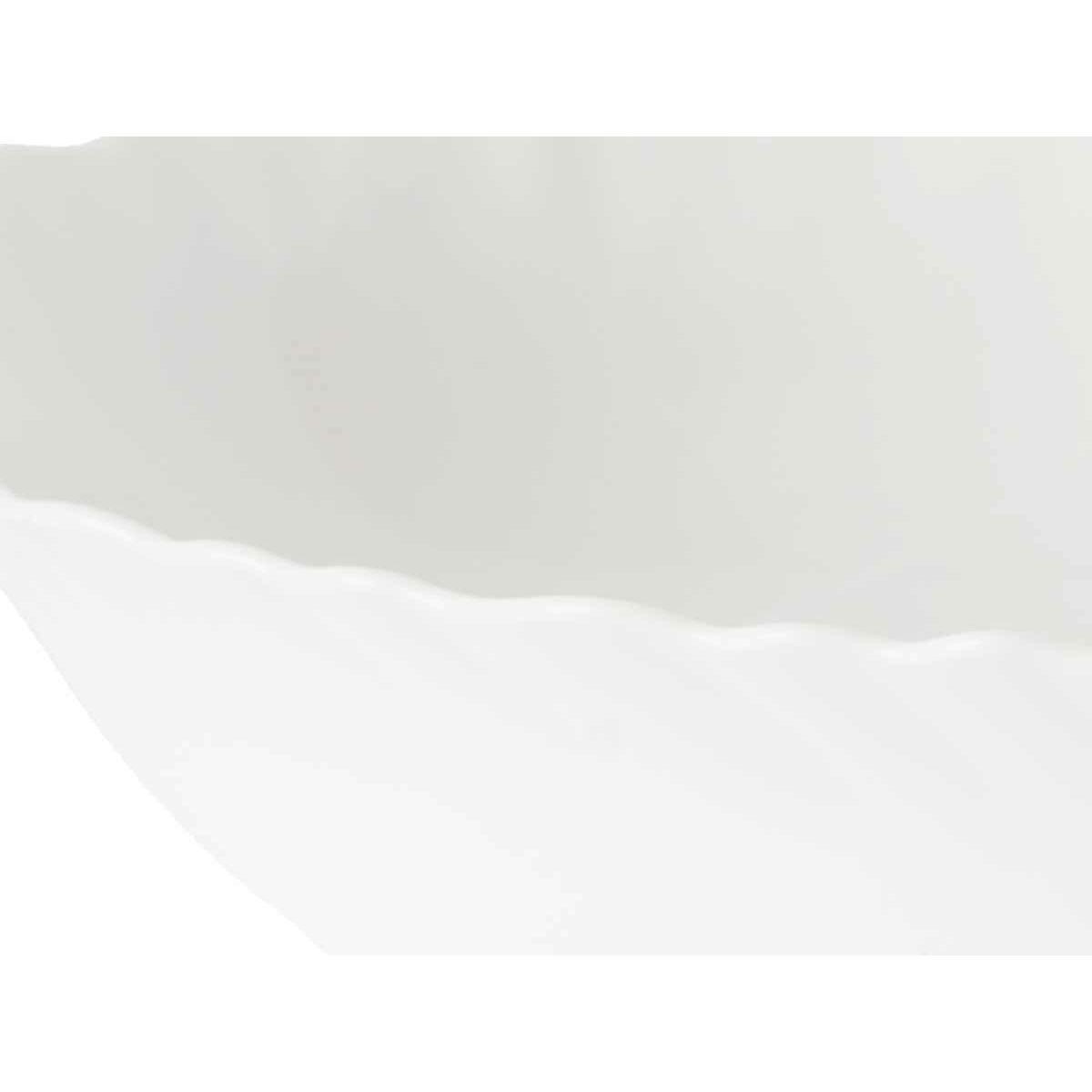Ensaladera Vivalto LQW-110 Blanco Vidrio opalino 27,5 x 5,5 x 27,5 cm (18 Unidades)