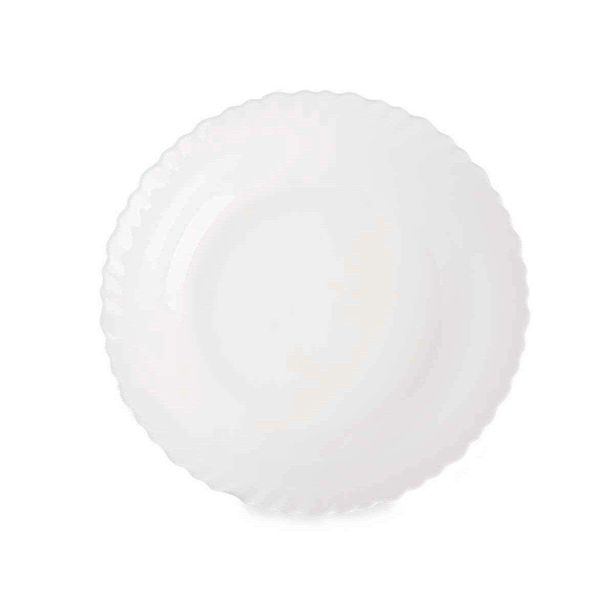 Ensaladera Vivalto LQW-110 Blanco Vidrio opalino 27,5 x 5,5 x 27,5 cm (18 Unidades)