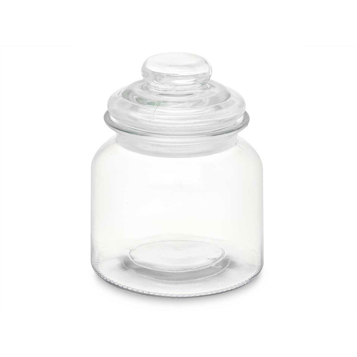 Tarro Vivalto CW-P00712-1/TH6 Transparente 600 ml Con Tapa (12 Unidades)