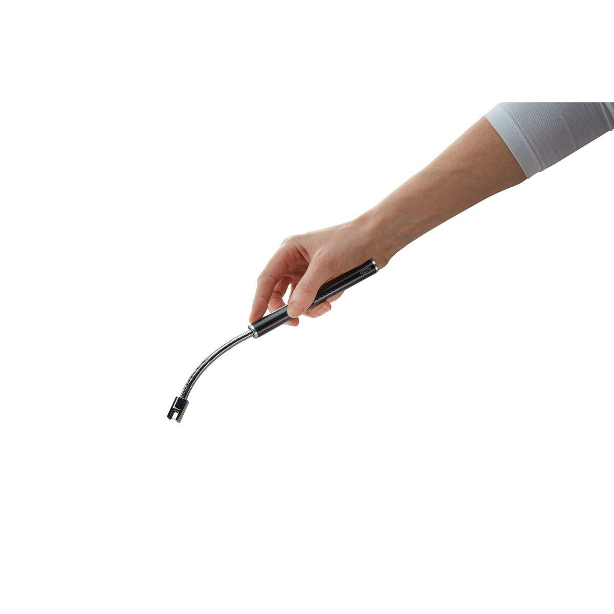 Encendedor Eléctrico Recargable y Flexible Gefu G-12970 Negro Acero Metal Acero Inoxidable Aluminio Zinc