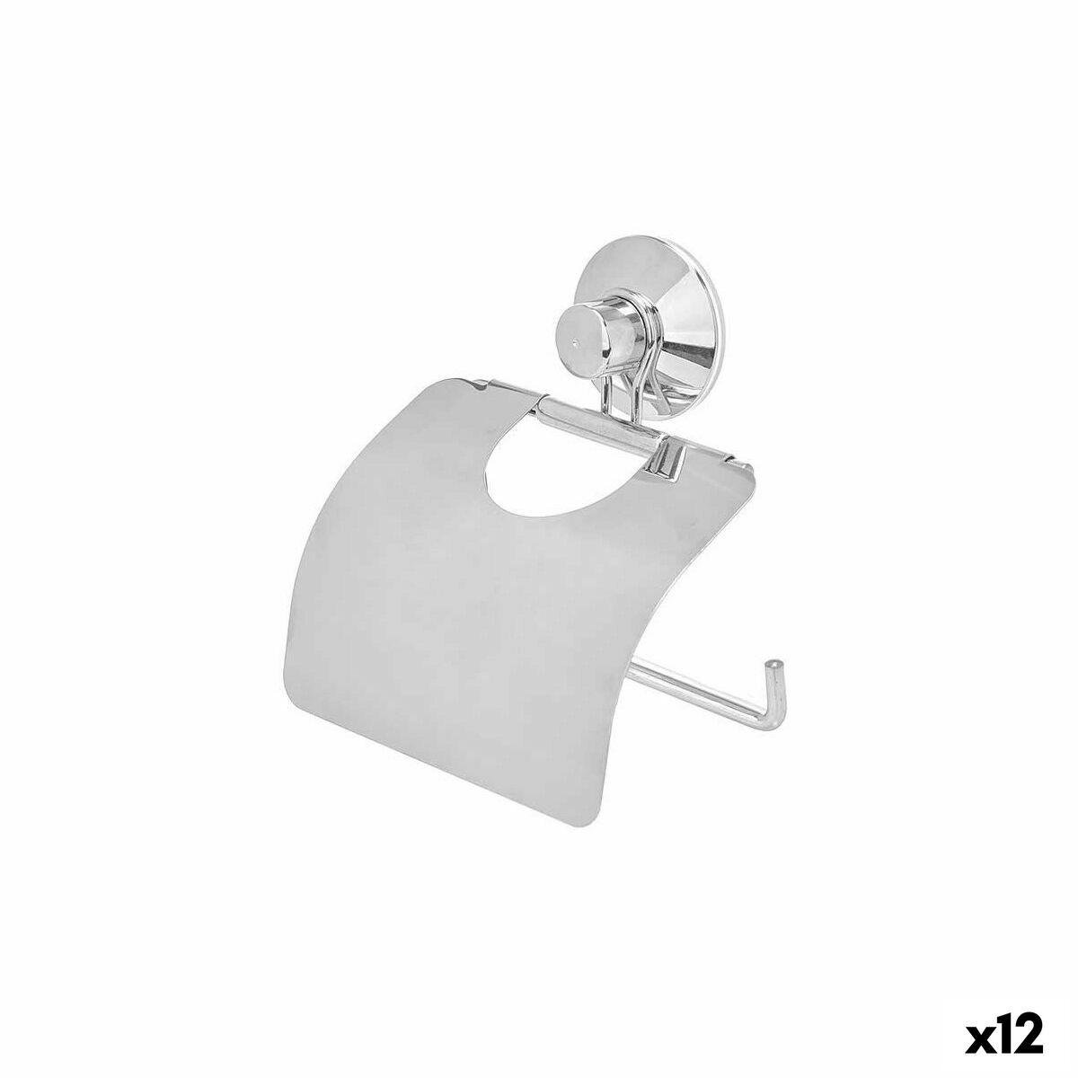 Portarrollos de Papel Higiénico Berilo W3100-13 Acero ABS 13,5 x 17 x 3 cm (12 Unidades)
