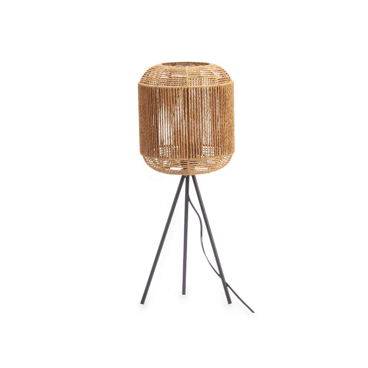 Lámpara de Pie Marrón Metal Plástico 20 x 49 x 20 cm Trípode (4 Unidades)