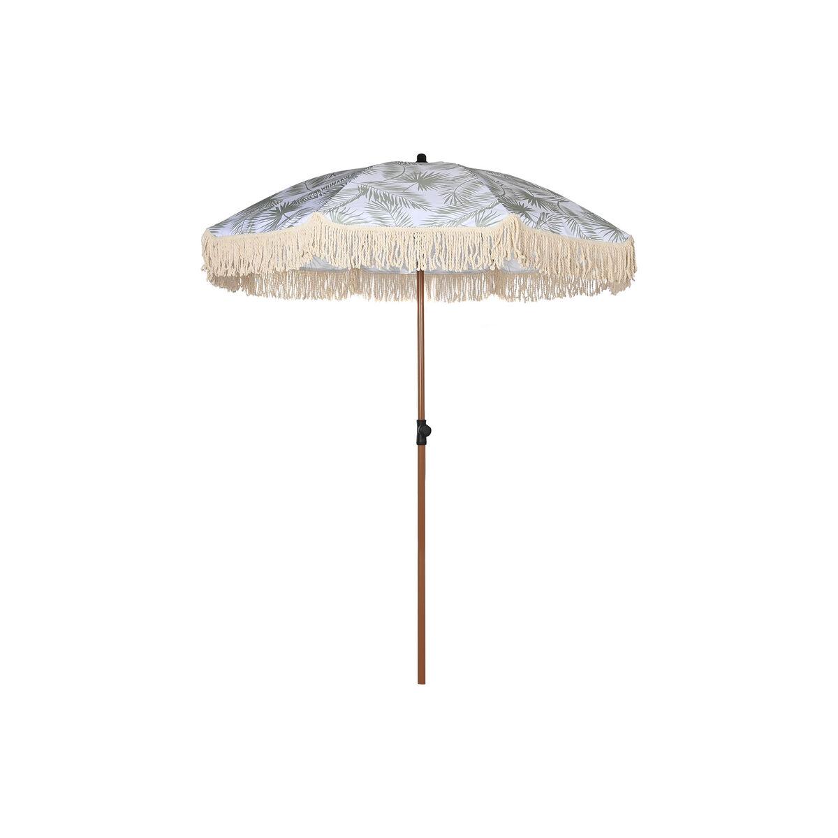 Sombrilla Home ESPRIT Blanco Verde Acero 180 x 180 x 1 cm