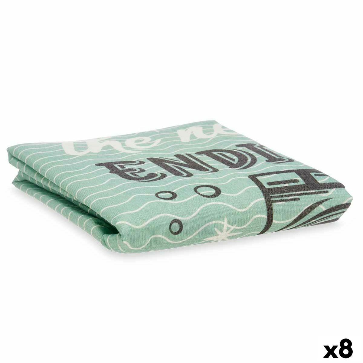 Funda Para Tabla de Planchar Kipit 140X50-CYCLE Verde 140 x 50 cm Lavadora (8 Unidades)