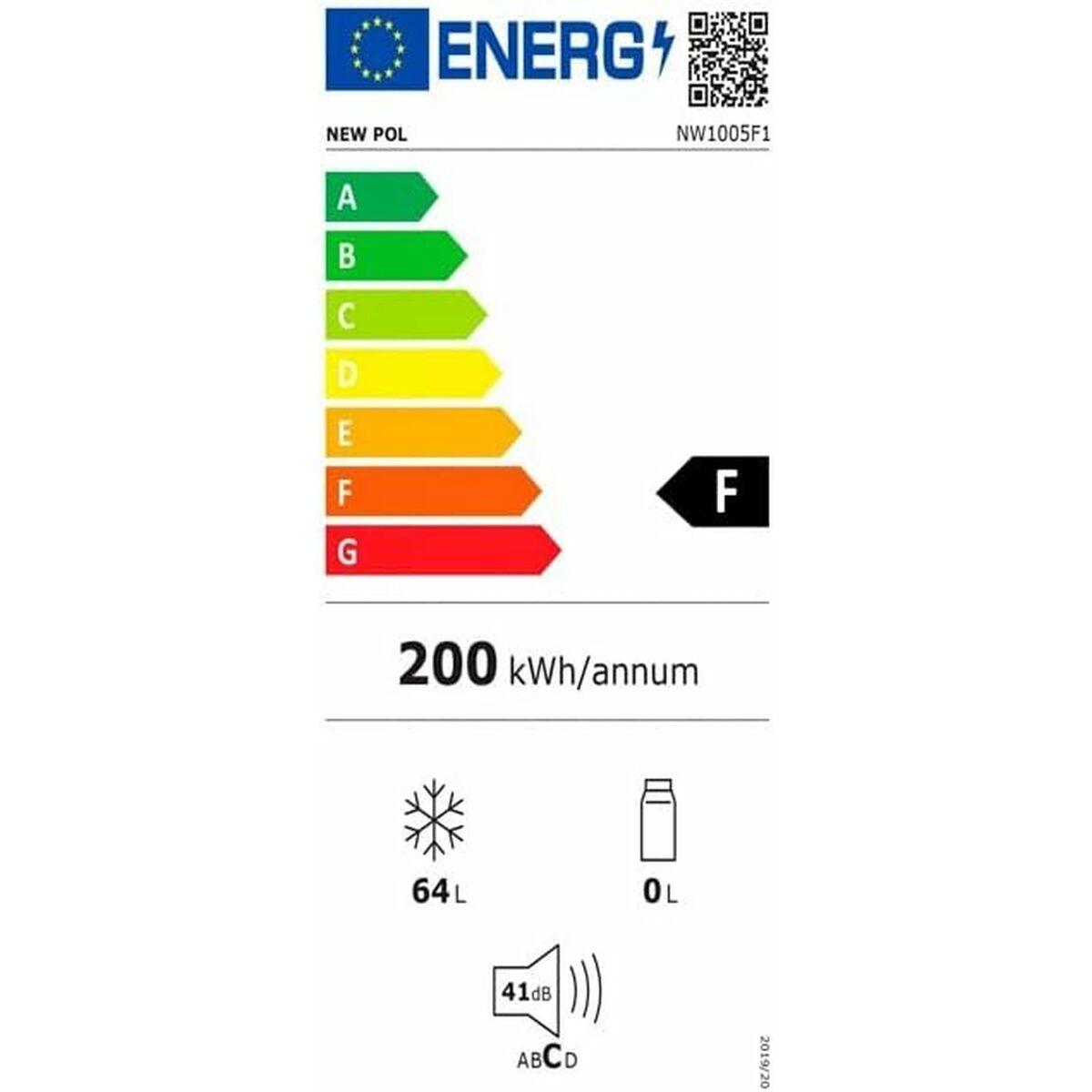 Congelador NEWPOL NW1005F1 64 L Blanco