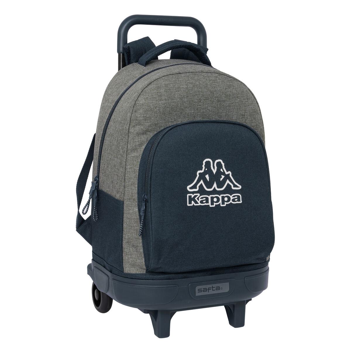 Mochila Escolar con Ruedas Safta Azul Gris 33 x 22 x 45 cm